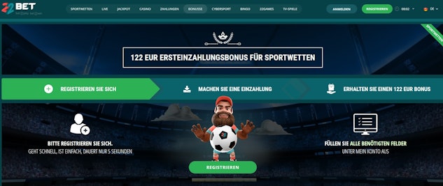 22bet Wettbonus
