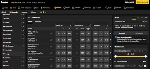 Bwin Sportwetten