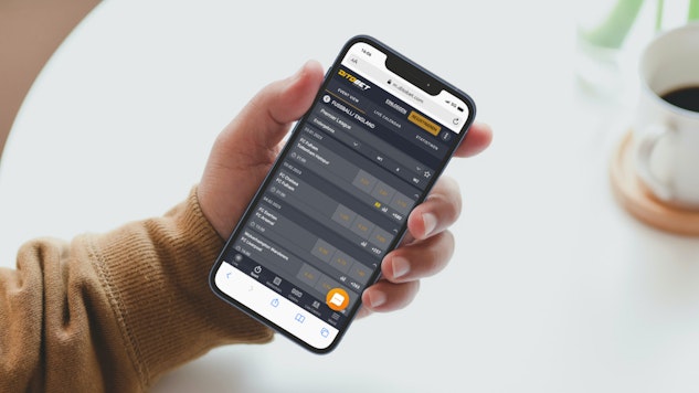 Ditobet Fußball Wettmarkt auf dem Smartphone