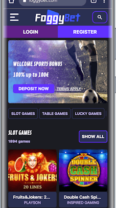 Foggybet-Startseite