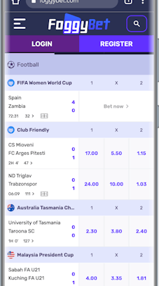 Foggybet Sportwetten